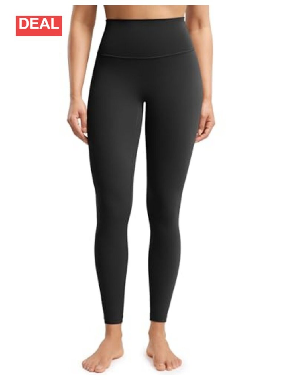 No Front Seam High Waisted Workout Leggings 25" Yoga Pants